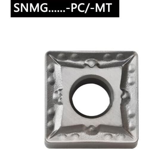 -PC/-MT SNMG Original CNC Inserts SNMG120404MT SNMG120404PC SNMG120408MT SNMG120408PC SNMG120412MT External Lathe Tool Efficient