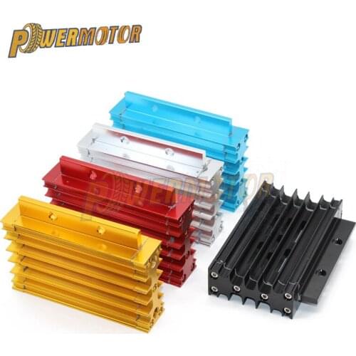 Motorcycle CNC Cooling Radiator Oil Cooler Aluminum Alloy Oil Cooler Kit For 110CC-150CC ATV LIFAN 110 125CC CRF Pit Dirt Bike