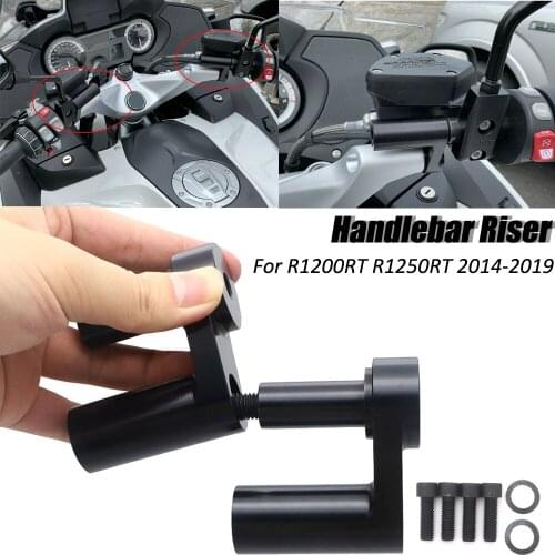Adjustable Handlebar Riser Kit 1.625" For BMW R1200RT R1200 RT R1250RT R1250 RT 2014 2015 2016 2017 2018 2019