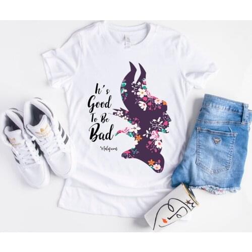 Its Good To Be Bad Shirt Cute Floral Villains T-shirt Bad Girls Club Cool Evil Queen Shirts Vintage Aesthetic Graphic Tee