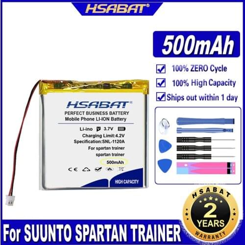 HSABAT SPARTAN TRAINER 500mAh Battery for SUUNTO SPARTAN TRAINER Batteries