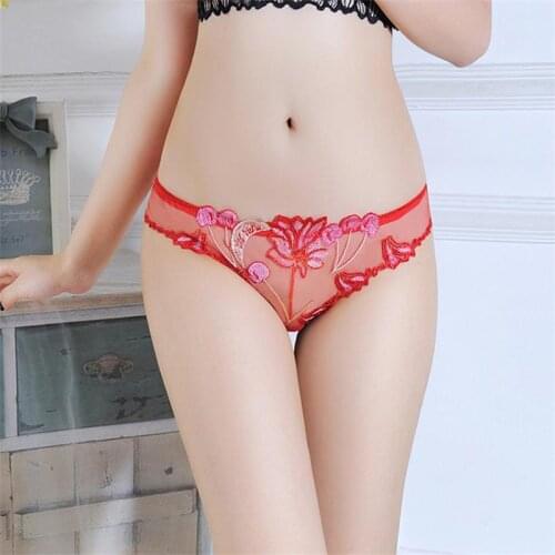 New Sexy Lace String Transparent Panties Women Back Cute Bow Thong Female Seamless G String Fashion Underwear Ladies T-back