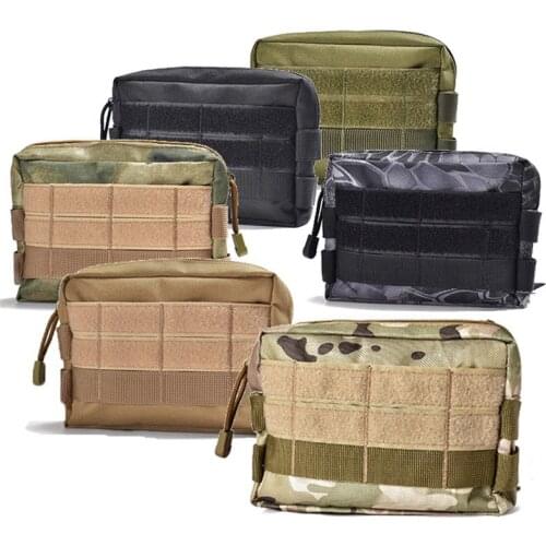 Tactical Waist Bag Camo Hunting Bags Molle Backpack Small Pocket For Travel Camping Military Pack For Iphone Emergency Tool