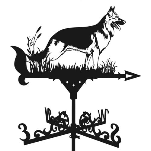 Vintage Weather Vane Iron Wind Speed Spinner Vane Garden Decorations Household Patio Yard Decor Wind Direction Steadfast