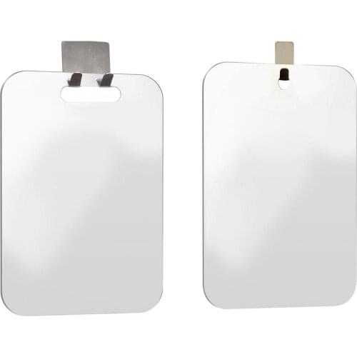 Bathroom Anti Fogging Shower Shaving Mirror Acrylic Shatterproof Fogless Mirror Wall Makeup Mirror For Men Women