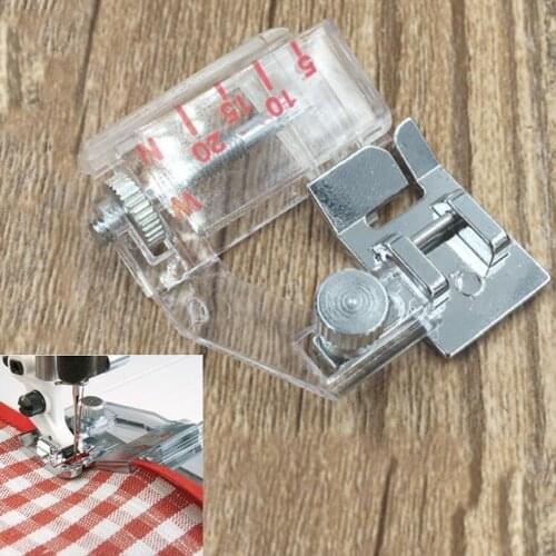 1pc Bias Binder Foot Snap On Adjustable Bias Tape Binding Foot Brother Janome Sewing Machine