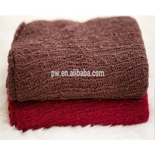 35 pieces/lot 40cm x 150cm Newborn Wraps Baby Knit stretch Wrap Baby Swaddle Blanket Layer Prop Newborn Photography Props