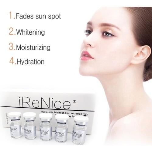 5ml Set Repair Hyaluronic Acid Essence Ampoule Multifunctional Toner Brighten Facial Gloss Hydrate Anti-aging Improve Wrinkles