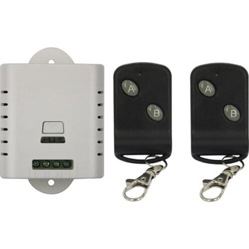 85V 110V 120V 220V 250V 1CH Wireless Remote Control Switch Transmitter with Two-button Receiver for Appliances Gate Garage Door