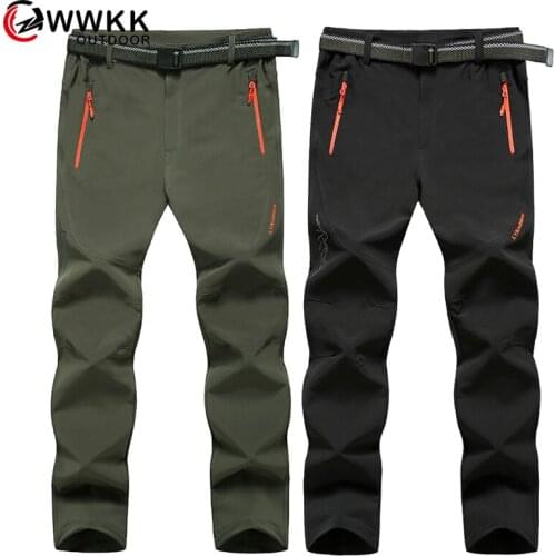 Outdoor Hiking Pants Rain Pants Men Walking Quick Dry Breathable Pant Mountaineering Travel Bike Riding Rain Waterproof Trousers