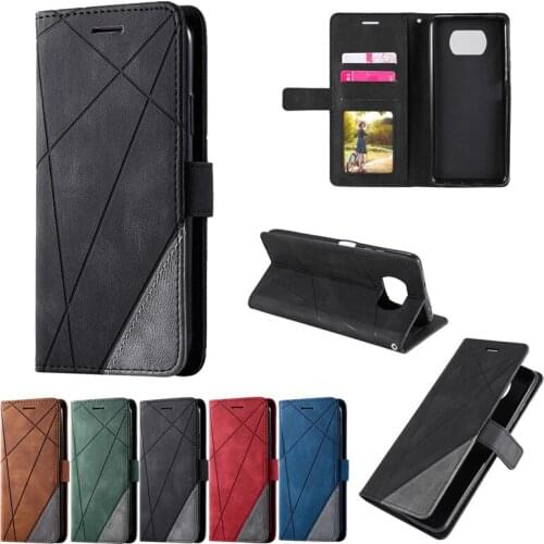 Special Versatile Leather Phone Case For XiaoMi Mi POCO X3 NFC M3 10 Ultra 10T Pro Lite Flip Wallet Cover Color matching Card