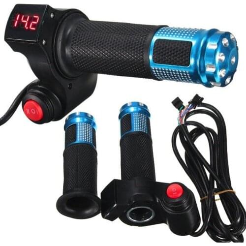 DC 12V-84V LED Digital Speed Control Handlebar For Electric Motorcycle Scooter