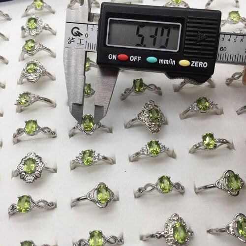 Real pure natural fashion new style ladies green olive ring inlaid live mouth design new year gift for someone to keep factory