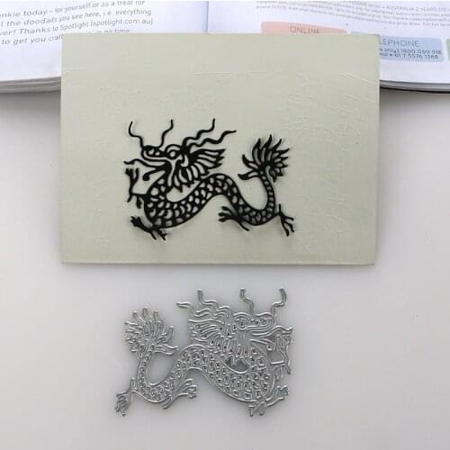 DUOFEN METAL CUTTING DIES 2019 New Chinese dragon stencil for DIY papercraft projects Scrapbook Paper Album