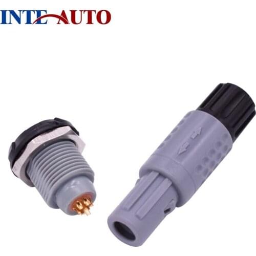 7 core / pins 1P medical device electrical connectors male female plug receptacle soldering contacts type