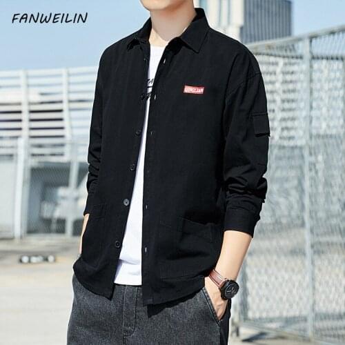 FANWEILIN Men's Cotton Shirts