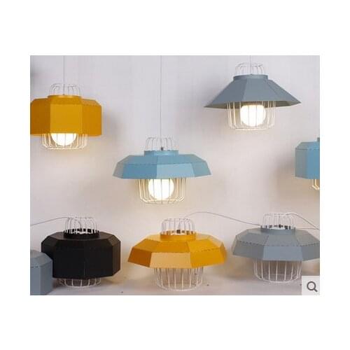 Loft Retro Vintage Pendant Lights Industrial Wrought Iron Pendant Lamps Bar Cafe Restaurant suspension luminaire Home Lighting