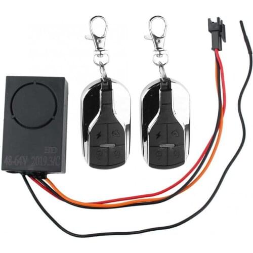 Modified Lithium Electric Car Alarm E-bike Wireless Remote Controller Alarm For 48-64V Electric Control Lock B1 Vibration Alarms