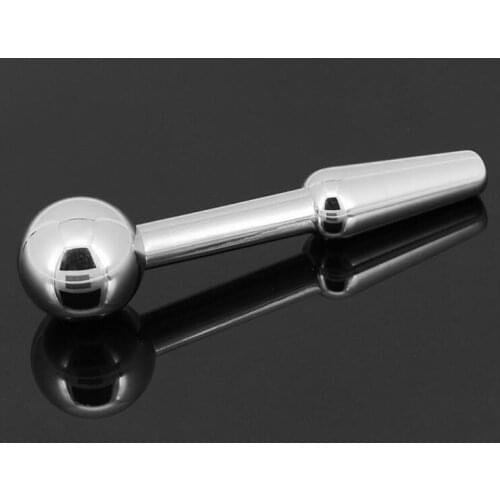 Male Stainless Steel Urethral Sounding Beads Stretching Stimulate Penis Plug Chastity Belt Device BDSM Product Sex Toy A087