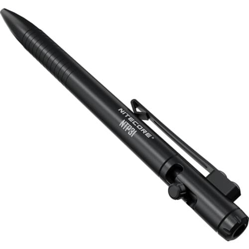 NITECORE NTP31 multi-purposed Bolt Action Tactical Pen Aluminum Alloy Self-defense Weapon Self-defense Weapon Daily Writing Pen