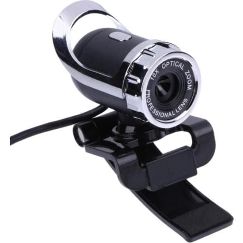 New Driverless Network HD Camera USB 2.0 480p Computer HD Camera Built-In Microphone 360 Degree Rotating Clip Type HD Camera