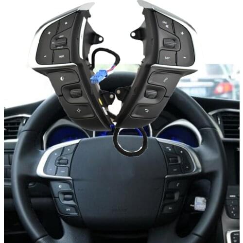 Original Steering Wheel Switch For DS4 C4L 2013-2016 Car Multifunction Cruise Control Button Phone Volume Buttons accessories