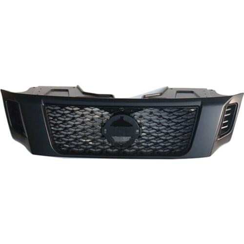 Front Grille fit for Navara Np300 Auto Exterior Parts Car Accessories Mesh Grille ABS Matte Black