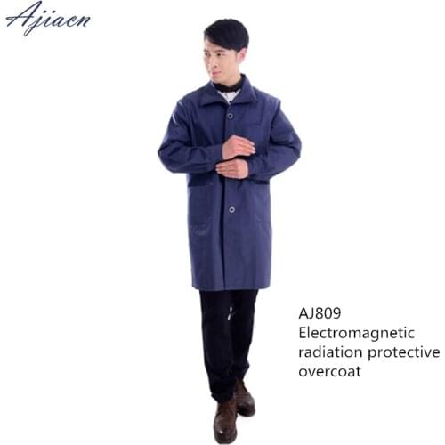 Direct Selling anti-radiation overcoat computer room and Signal base station EMF shielding men and women workwear