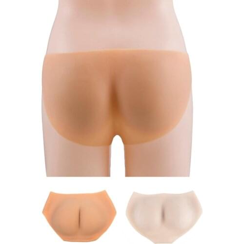 Realistic Artifical Sexy Buttocks Pants Ass enhancer Silicone Fake Pants Touch Feeling Women Silicone Pants Form