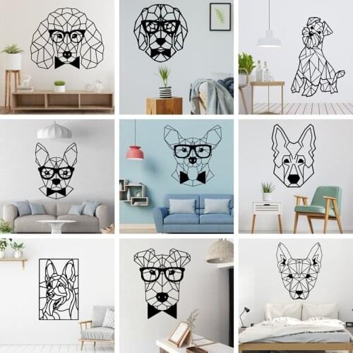 Funny Dog Wall Decal Living Room Removable Mural Living Room Bedroom Diy Pvc Home Decoration Accessories