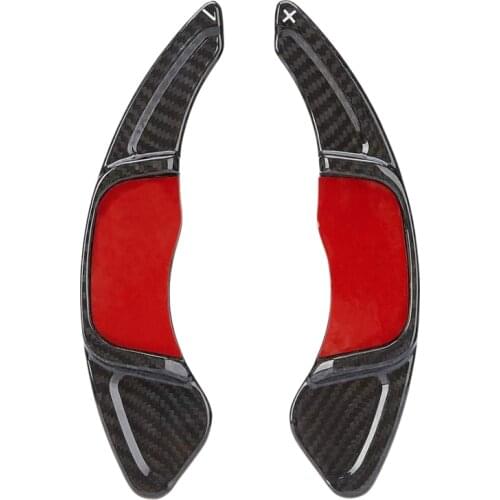Carbon Fiber Steering Wheel Shift Paddle Shift Extension For-VW Golf 7 MK7 Scirocco-Polo GTI