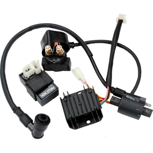 Motorcycle ignition device UNIT + Regulator + Solenoid CG 150cc 250cc PIT ATV Buggy Motorcycle parts Dirt PIT Bike