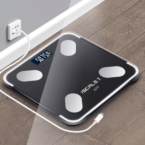 Body fat weighing fat scale smart weight scale electronic scale human body light energy rechargeable body fat scale Bluetooth