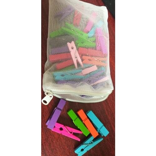 2pcs White zipper mesh bag Storage bag Nylon mesh bag filter screen Fish tank filter 10*15cm