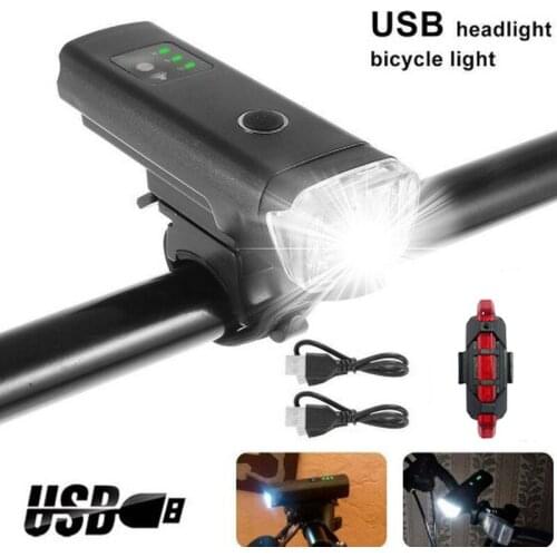 2021 NEW Smart Induction Bicycle Front Light USB LED Headlight Anti-glare IPX5 4 Modes Bike Lamp 1500mAh FlashLight For Bike