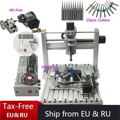 5 Axis USB CNC Engraving Machine 4030 Aluminum 4axis DIY CNC Wood Cutting Machine 3040 CNC Router 220V 110V