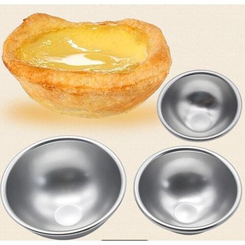 90pcs/lot 3D Aluminum Bath Bomb Cake Mold Ball Sphere Alloy Bath Bomb Mold Cake Baking Pastry Mould Tools 4.5 cm 5.5 cm 6.5cm