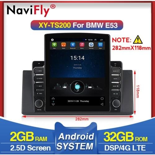 4G LTE WIFI 9.7” Android head unit Car Radio Audio Multimedia Video Player Navigation GPS For BMW X5 E53 2 Din DVD WIFI BT