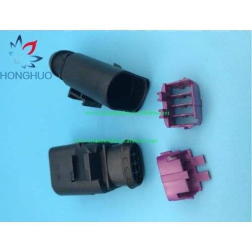 Free shipping 2 pcs 1J0 973 814 male 1.5mm 8 pin waterproof automotive electrical wire connector with stock