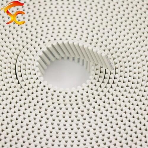 Free shipping 50meters/Lot HTD5M 20mm Width 20mm PU Open Ended Timing Belt HTD 5M-20mm (Pitch= 5mm)