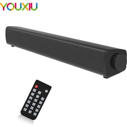 YOUXIU Bluetooth Speaker Home Theater System Loudspeaker 3D HiFi Stereo Surround Soundbar Support Audio TF Card