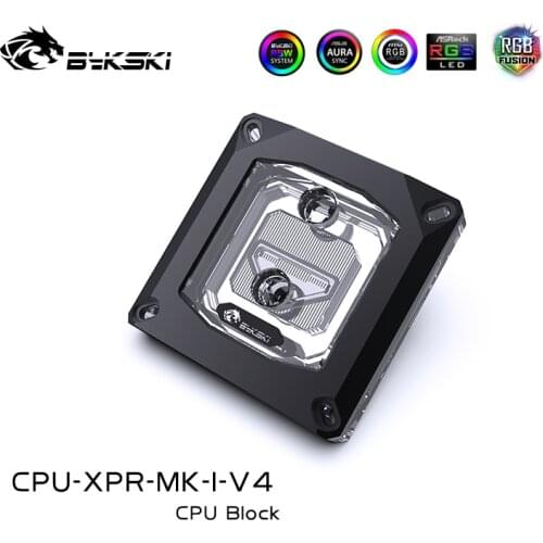 Bykski CPU Water Cooling Radiator Block use for INTEL LGA1150 1151 1155 1156 /2011/2066 /LGA1200 Cooled Radiator RGB A-RGB AURA