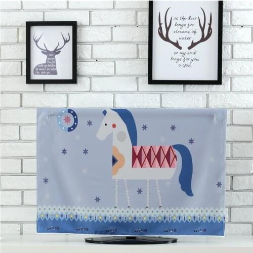 Desktop Computer Cover Printing Plant Dust Proof TV Cover Dust Covers Home Decoration Home Appliances Fabric Cover