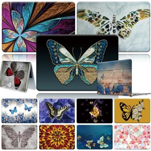 For Apple Macbook Pro 13 A2289/A2251 2020 Anti-fall Cover for Air 13 A2337/Pro 16/12/15/11 A1708 A1990 Laptop Butterfly Case