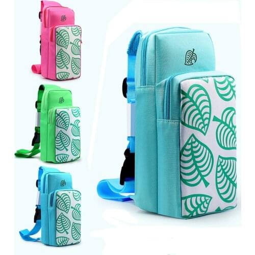 Travel Shoulder Bag Cross Body Backpack for Switch/Switch Lite Console Accessories Water Resistant Chest Bag for Nintendo Switch