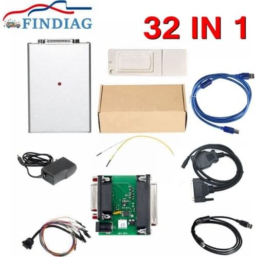 ECU Programmer Tool BENCH 32IN1 Read & Write ECU Via Boot Update Version Of Bench V1.20 3IN1 BENCH OBD Flash 32 IN 1 With Dongle