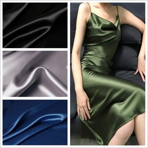 Glossiness Acetate Satin Surface Silk Crepe Satin Shiny Fabric Dress Cheongsam Dress Pajamas Fabric