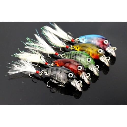 Hot Sale 1pcs Mini Crankbait Fishing Lures 3.6cm 4g Crank Fishing Hooks Isca Artificial Tackle Crap Bait Fishing Wobblers