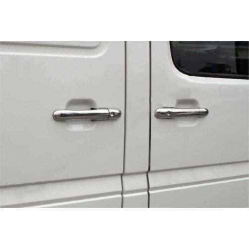Fit For Bomag For Mercedes Vito W 639 Compatible Chrome Door Handle Stainless Steel Chromium Styling Car Modified Designed