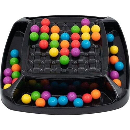 Rainbow Ball Elimination Game Rainbow Puzzle Magic Chess Board Game Toy Set For Kid Adult Baby Kids Early Educational Toys